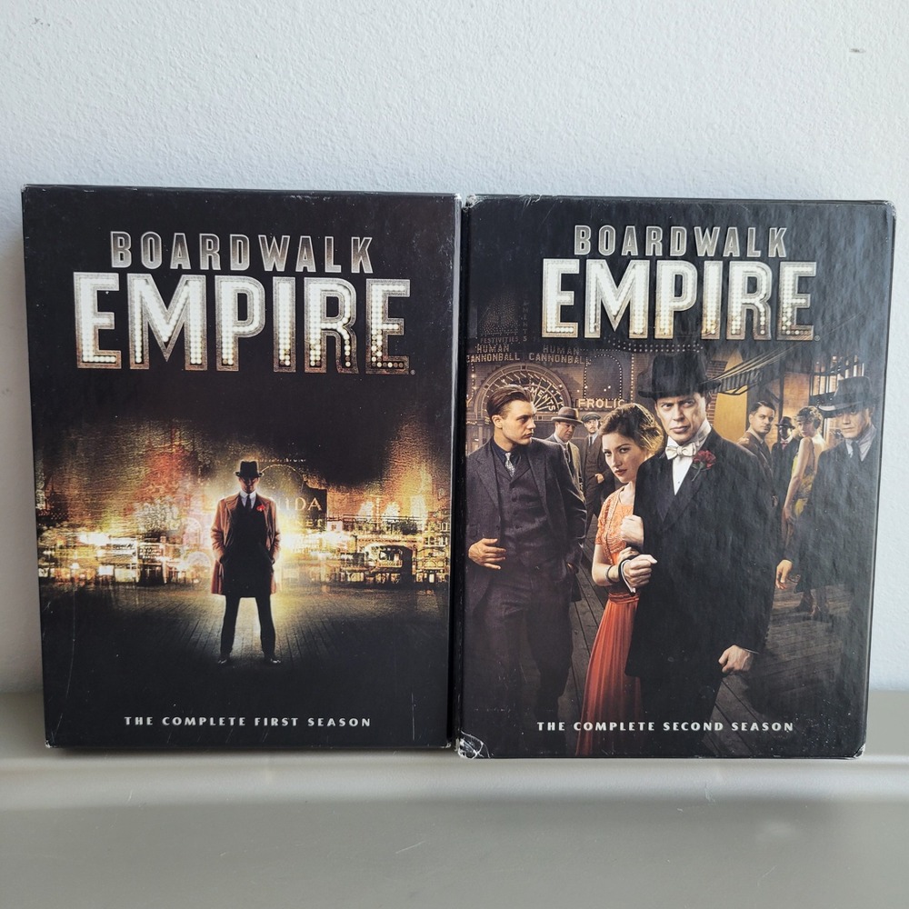 HBO Boardwalk Empire The Complete First and Second Seasons DVD Box Set Lot
